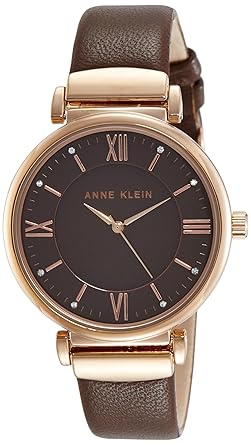 Anne Klein Analog Brown Dial Womens Watch - AK2666RGBNJ