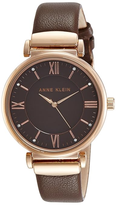 Anne Klein Analog Brown Dial Women's Watch - AK2666RGBNJ