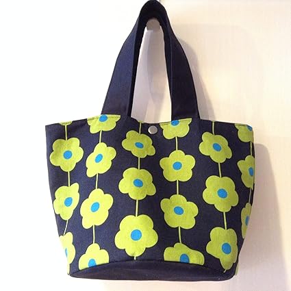 Amazon Co Jp Jam S Ukulele Ram 086 トートバッグ 北欧柄 ネイビー