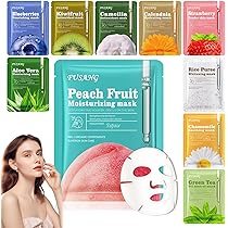 Amazon.com: 10PCS Face Sheet Mask Skin Care,Hydrating Face