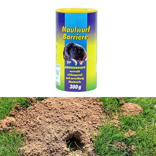 Gardigo Maulwurf-Stopp 300 g Granulat, Made in Germany, Maulwurfabwehr, Maulwurfschreck