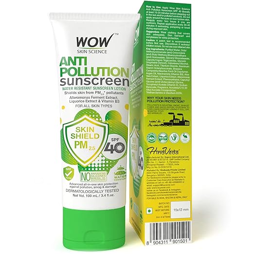 wow sunscreen for dry skin