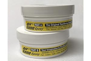 ALL-GAME EPOXY All Game Epoxy Sculpting Putty Taxidermy Antler Art Crafts Deer Fish - 1/2 lb Unit