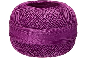 Handy Hands Lizbeth Premium Cotton Thread, Size 40, Violet/Pink Dark