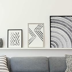 MCS Studio Gallery Frame, Gray Woodgrain, 14 x 22