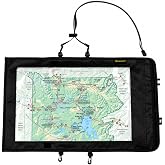 KOSIBATE Map Case, Water-Resistant Map Holder for Hiking, Camping &amp; Kayaking