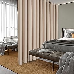Hiasan Sliding Patio Door Blackout Curtains,1 Panel