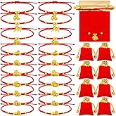 Waldeinsamkeit 20 Sets 2026 Year of Horse Bracelets Chinese Zodiac Red String Bracelet Horse Charms Bracelet Good Luck Fortune Bag Luck Zodiac Jewelry Gifts For Women Men New Year Spring Festival