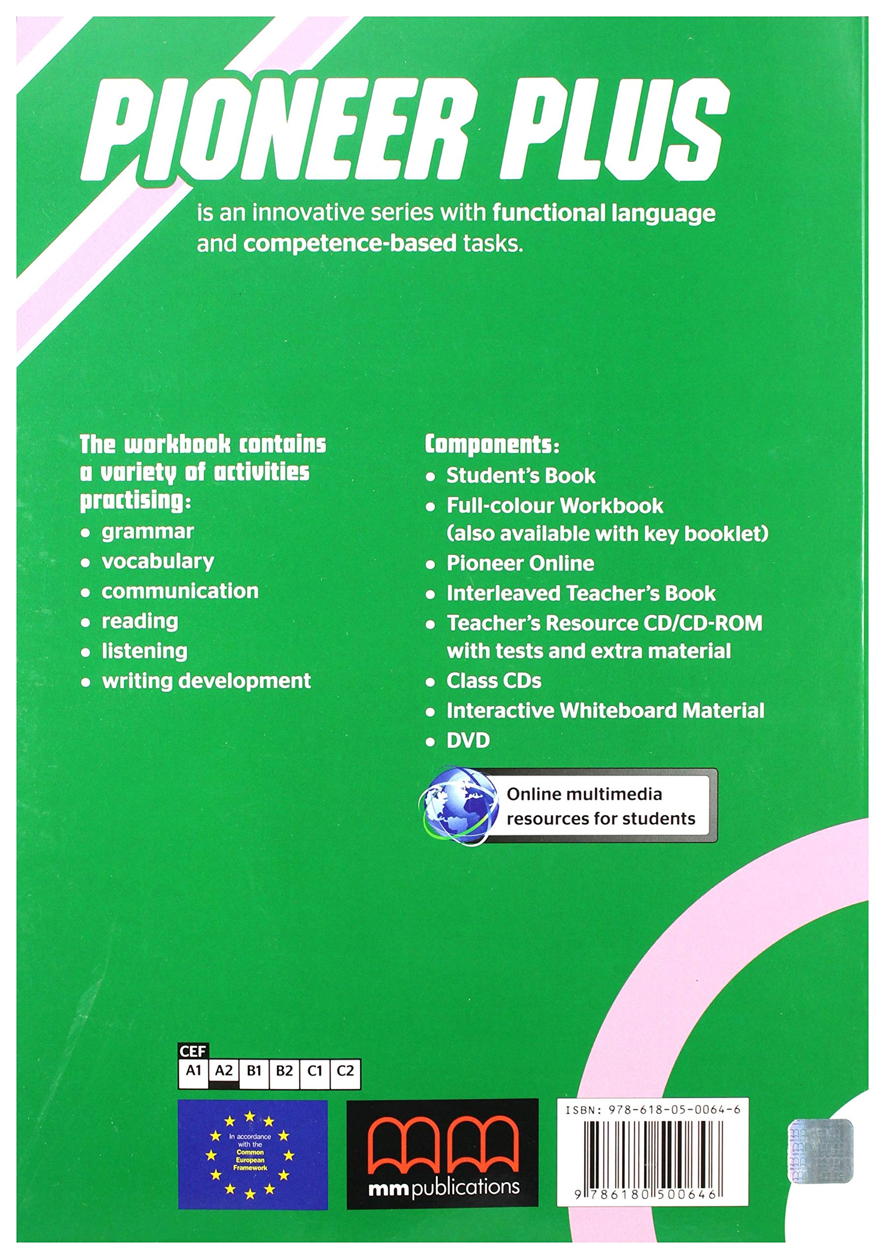 Pioneer Plus Pre Intermediate Workbook H Q Mitchell Marileni Malkogianni 9786180500646 Amazon Com Books