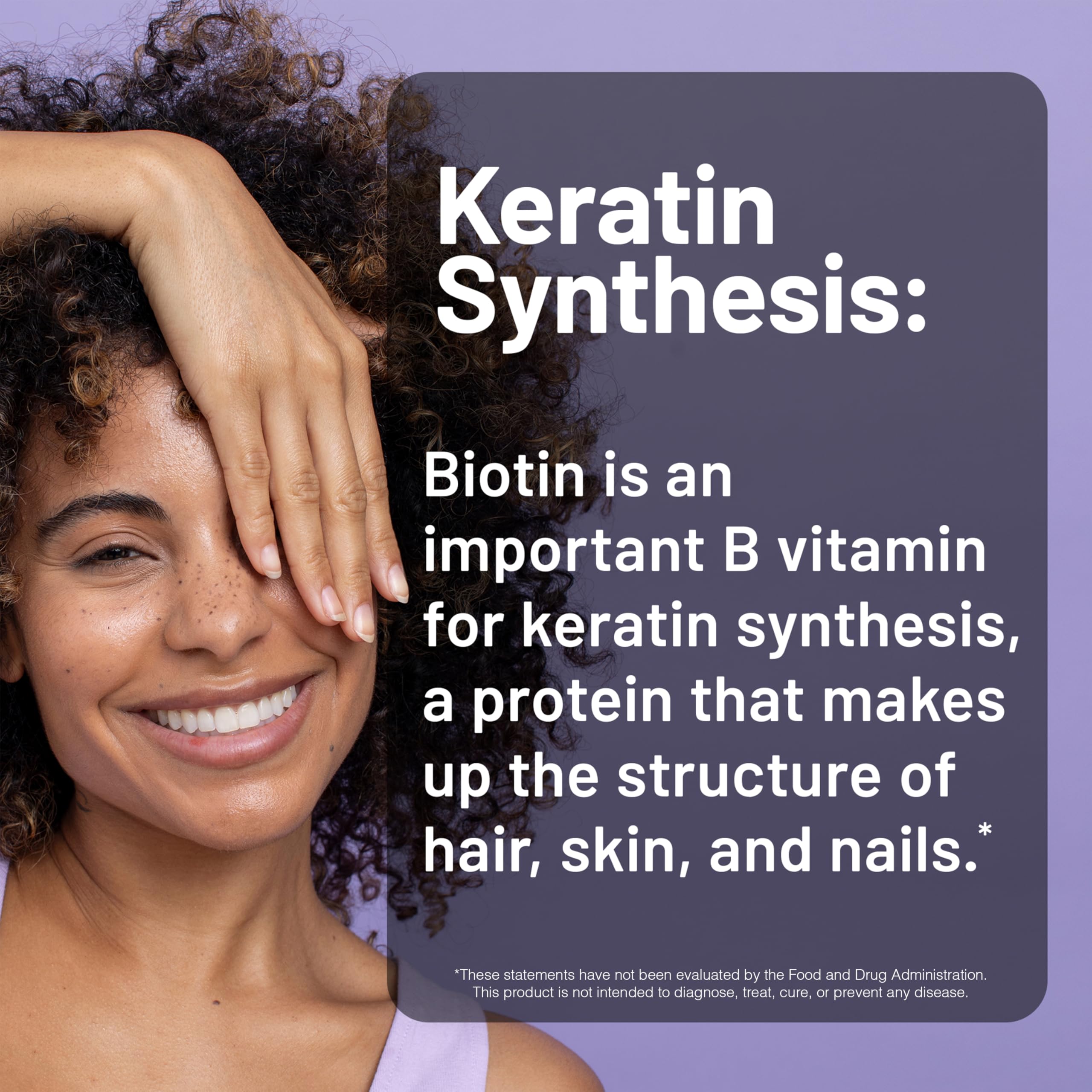 NatureWise Biotin Gummies - Supports Healthy Hair, Skin and Strong Nails - Vitamin B7 5000mcg - Natural Beauty - Strawberry-Kiwi Flavor - Vegan, Non-GMO, Gluten Free - 60 Count[30 Day Supply]
