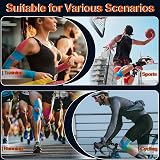 ATETEO Kinesiology Tape 5m Roll 5cm Elastic Sports Tape Muscle Support view 8