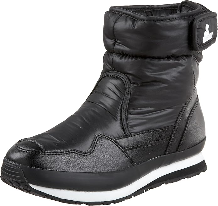 Rubber Duck Men's Snowjoggers Sporty Low Boot, Black, 8.5