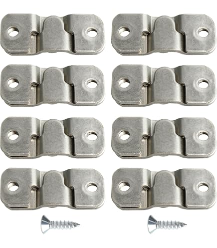National Hardware Flush Mount Hangers, 1" X 1", Zinc Plated Steel - Pack Of 1 Pair - View #9