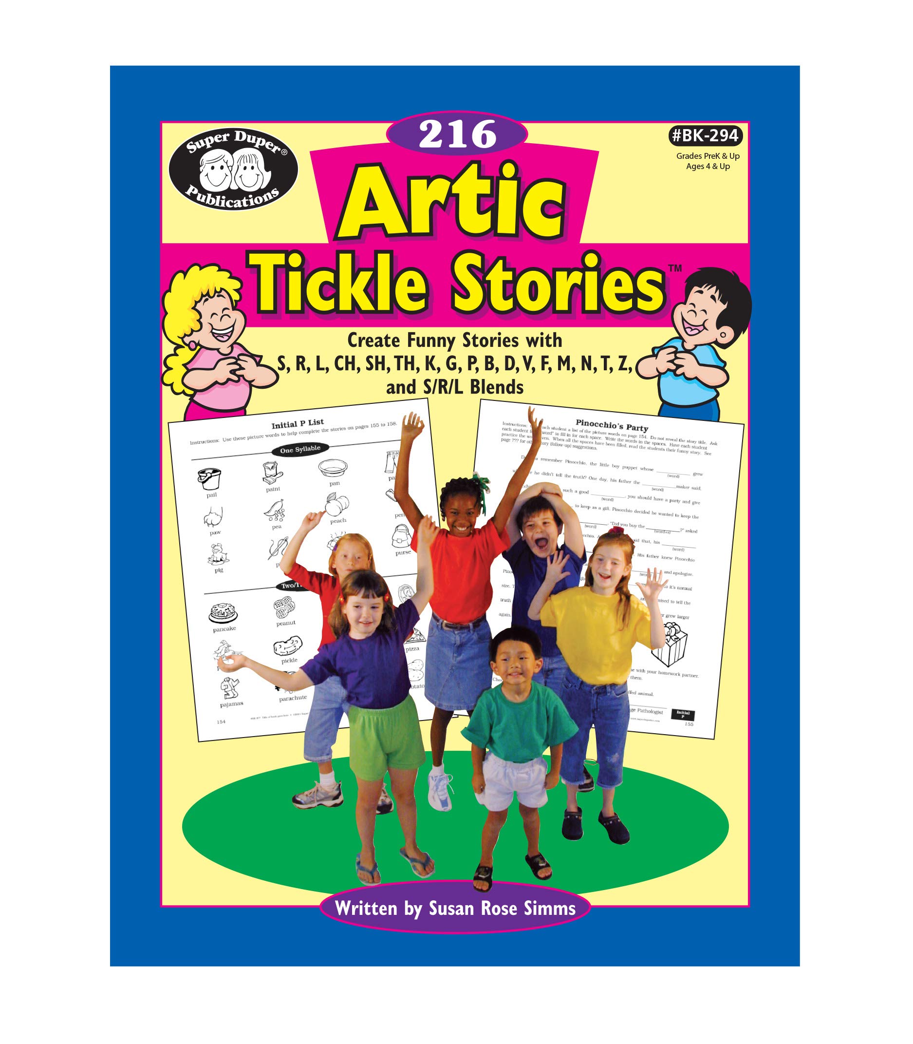 Artic Tickle Stories Create Funny Stories With S R L Ch Th K G P B D V F M N T Z And S R L Blends Susan Rose Simms Amazon Com Books