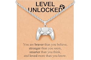 ORISPRE Game Controller Necklace for Boys, Gifts For Son Grandson Nephew Birthday Christmas Valentines Graduation