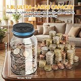 Pup Go Digital Money Box UK Coins Automatic Counting Large Capacity view 2