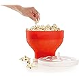 Lekue Microwave Popcorn Popper/Popcorn Maker, Red
