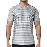 SUNTASY Men's Dry Fit Workout Shirts - Moisture-Wicking, Quick-Dry, 4-Way Stretch Premium Athletic Tees for Running & Sports