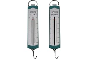 SHANGYUEFEI Walter Products P11103 Pack of 2 - Hanging Spring Scale (0-500g, 5N)