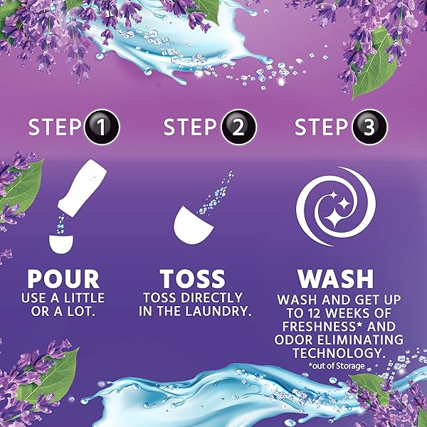 PUREX CRYSTALS IN-WASH FRAGRANCE AND SCENT BOOSTER, LAVENDER BLOSSOM, 21 OUNCE