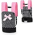 Bayer Design Dolls: Carrier - Black, Pink, Hearts - Accessory for Carrying Dolls Up to 18", Adjustable Shoulder Straps, Seat Belt, Kids Toy, Ages 3+