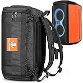 OUKNAK Speaker Bag Travel Case Replacement for JBL Party Box Series, Portable Speaker Carry Tote Bag Backpack for JBL PartyBox Club 120 Speaker (For JBL partybox 120 black)