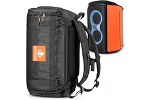 OUKNAK Speaker Bag Travel Case Replacement for JBL Party Box Series, Portable Speaker Carry Tote Bag Backpack for JBL PartyBox Club 120 Speaker (For JBL partybox 120 black)