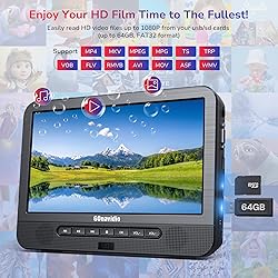 10.1'' Portable Blu Ray Players for Car with