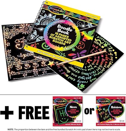 melissa and doug scratch art pad