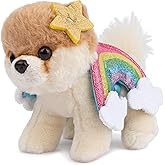GUND Boo, The World’s Cutest Dog Rainbow Plush Pomeranian, Dog Stuffed Animal for Ages 1 and Up, Spring Decor, 5”
