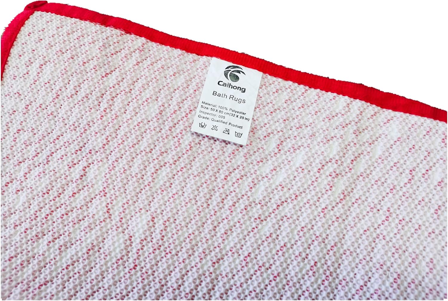 CAIHONG Bath Rug Original TPR Chenille Luxury Bathroom Rug Mat (80 X 50 cm), Extra Soft and Absorbent Shaggy Rugs - Image 4