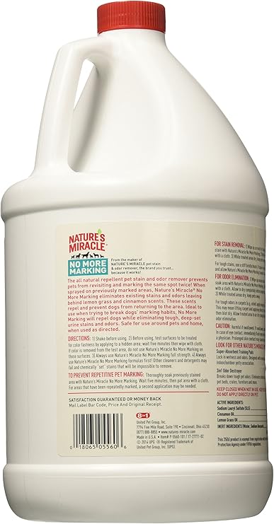 no more marking dog spray