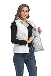 LONGKING 2024 Upgraded, White Women's Outwear Vest