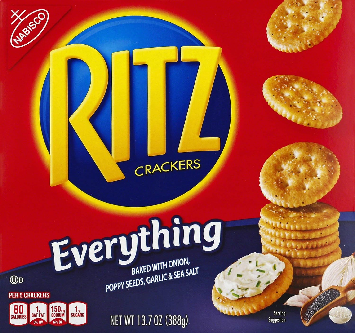 Amazon Com Ritz Everything Crackers 13 7 Ounce
