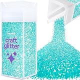 Hemway Fluorescent Blue Glitter Shaker 130g Chunky Glitter for Resin