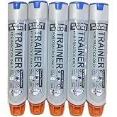 Ursus EpiPen Trainer, 5 Pack, Reusable Auto-Injector Training Device, No Needle, No Medication