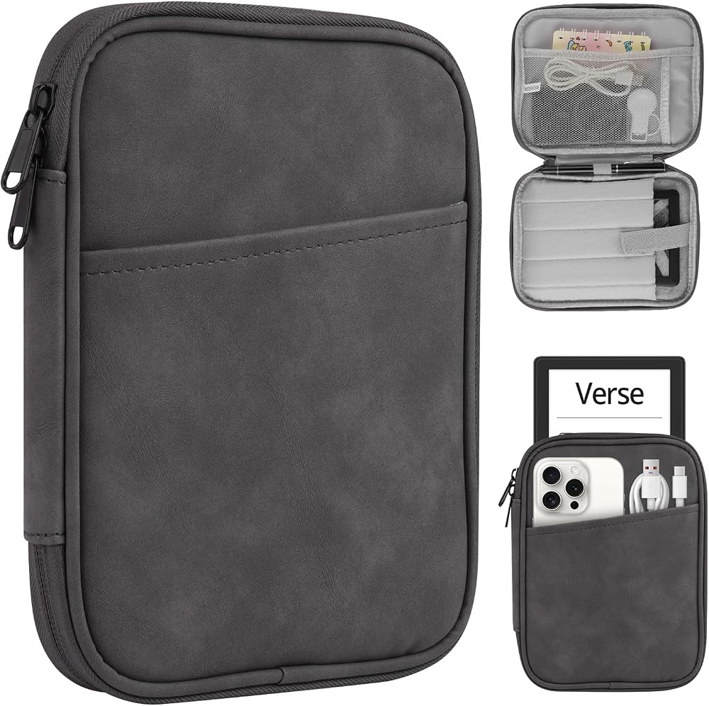 HoYiXi Universal Sleeve Bag 6-7 in E-Reader Case Grey Anti-Drop