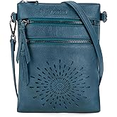 APHISON Crossbody purse for Women, Vegan Leather Sunflower Crossbody Phone Handbags with Adjustable Strap