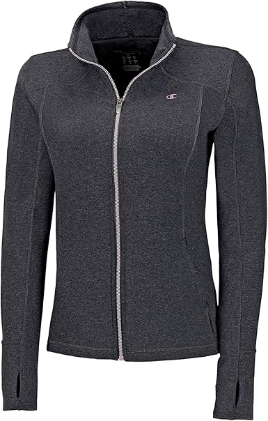 Champion Womens Balance Jacket, Granite Heather, Small at Amazon Womenâs Clothing store 