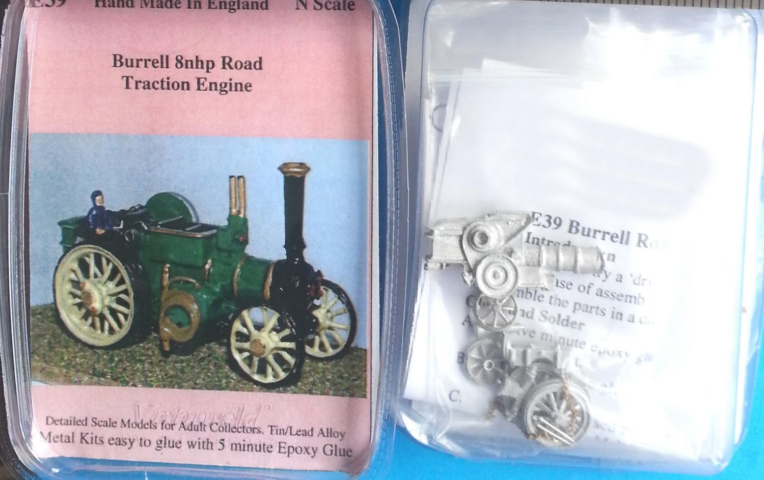 Burrell 8nhp Showman's Road N Scale UNPAINTED Kit E38