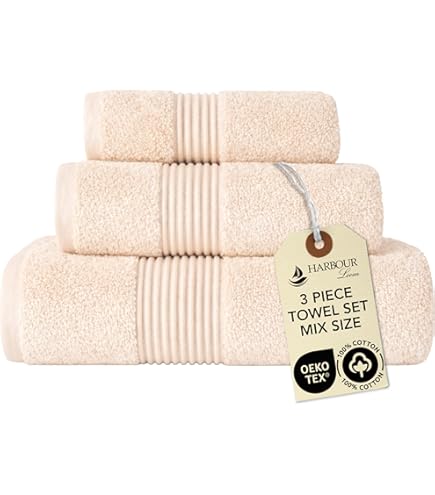 DAN RIVER Luxury Jumbo Bath Sheets 2-Piece Set - 35x70 Inch 550 GSM Cotton Towels