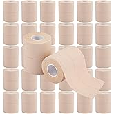 30 Rolls Adhesive Elastic Tape Bandage Tape Self Adhesive Wrap Elastic Flexible Stretch Bandages for Sports Ankle Knee and Wrist Sprains Animal Pets(3 Inch x 5 Yard)