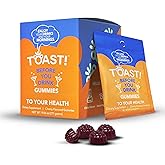 Before You Drink Gummies - Pre Alcohol Liver Support Supplement for Drinking & Better Morning - Recovery, Relief & Detox - Wedding & Bachelorette Party Favors - Cherry Flavor - 10 Packs