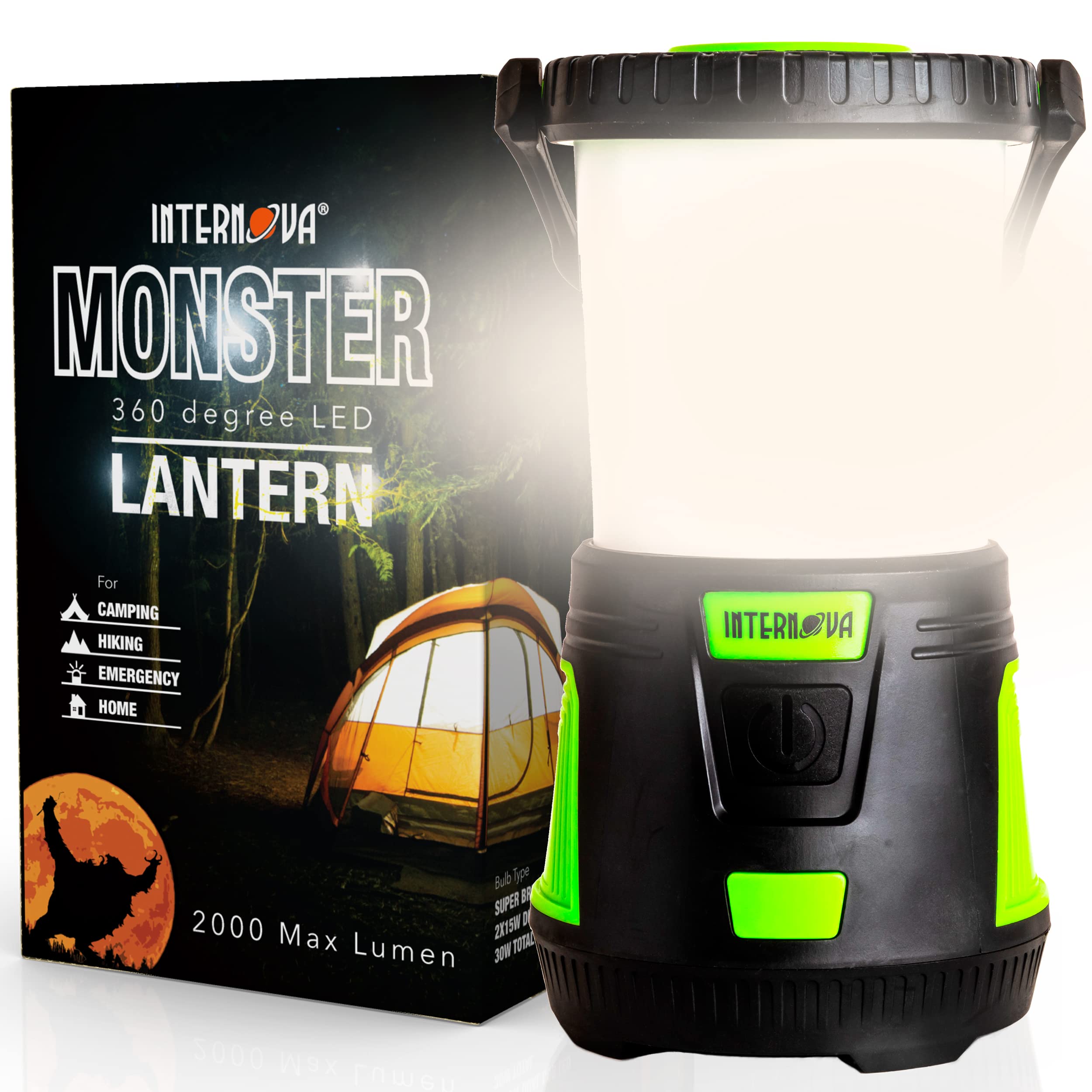 Mua 2000 Lumen LED Camping Lantern, Longest Lasting Battery Lantern