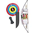 Bear Archery 1st Shot Bow Set for Youth, Recommended Ages 4-7, Ambidextrous, Continuous Draw Weight Up to 12 lb., Continuous Draw Length Up to 16-inches