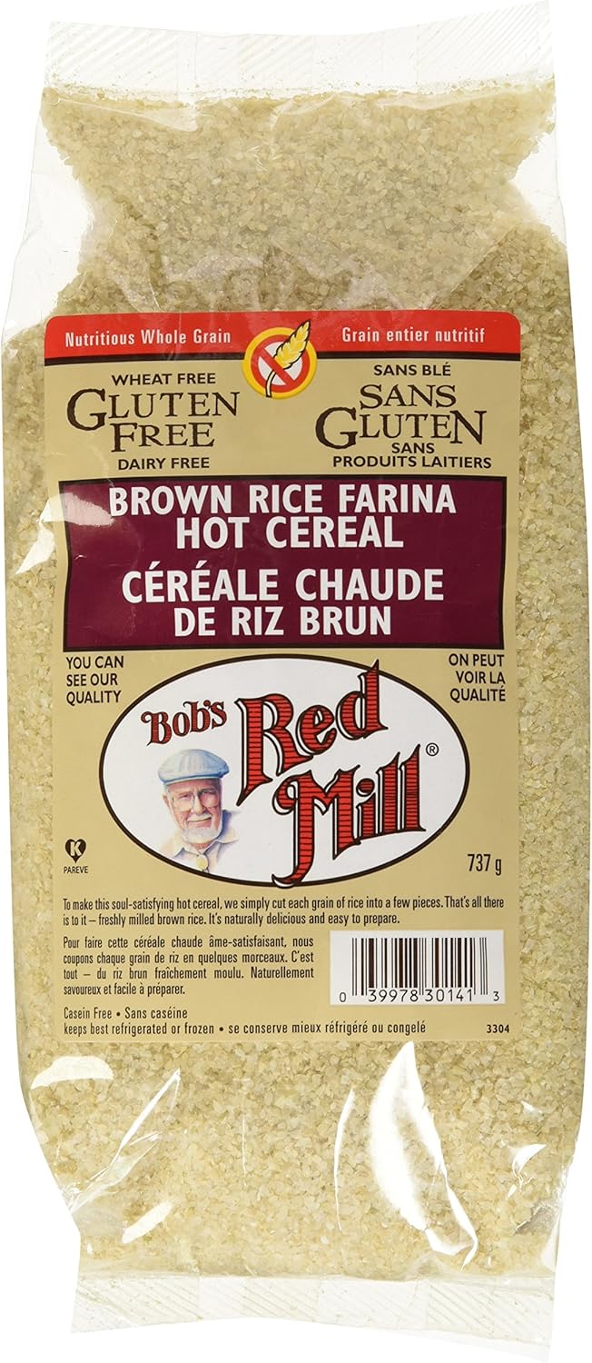 Bob's Red Mill Brown Rice Farina Cereal, 737 gm Amazon.ca Grocery