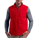 SCOTTeVEST Fireside Fleece Vest for Men - 15 Hidden Pockets - Warm Wrinkle Resistant for Travel & More