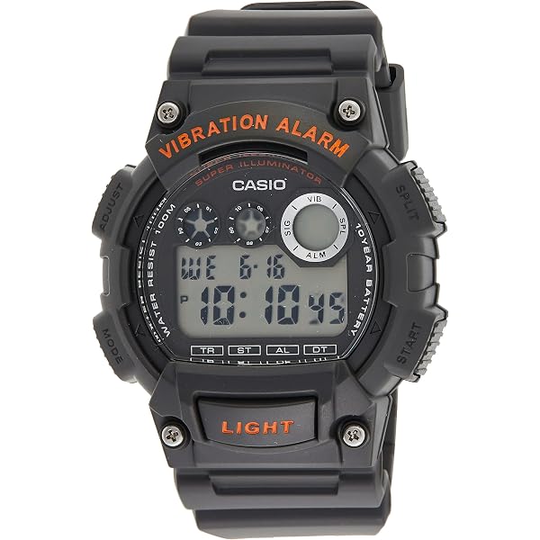 Amazon.com: Casio W735H Series | Men's Digital Watch | Black/Red
