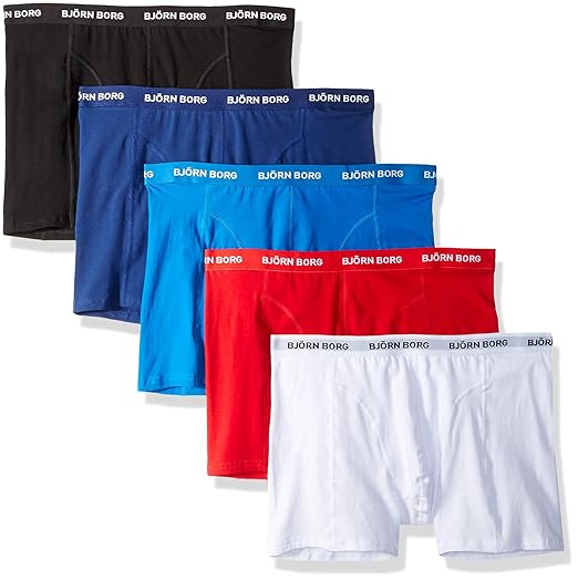 Björn Borg Herren Boxershorts, 5er Pack