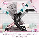Bayer Design Bayer Baby Dolls Pram XEO Convertible Doll Pushchair 46cm view 4